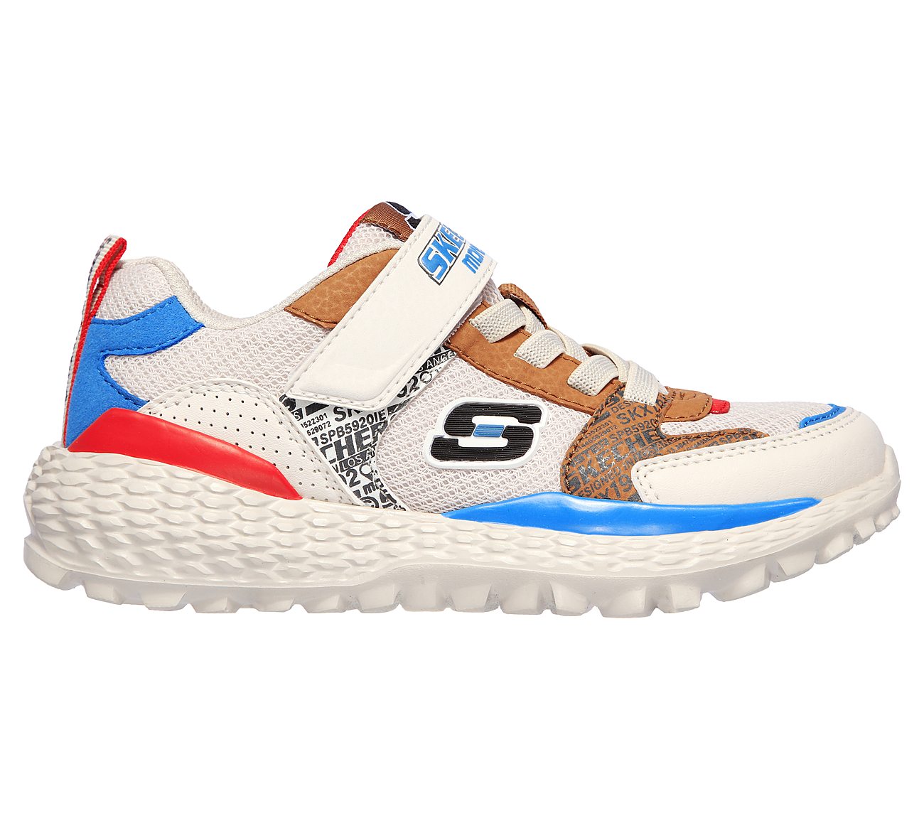 SKECHERS MONSTER-KROVON, TAUPE/MULTI Footwear Right View