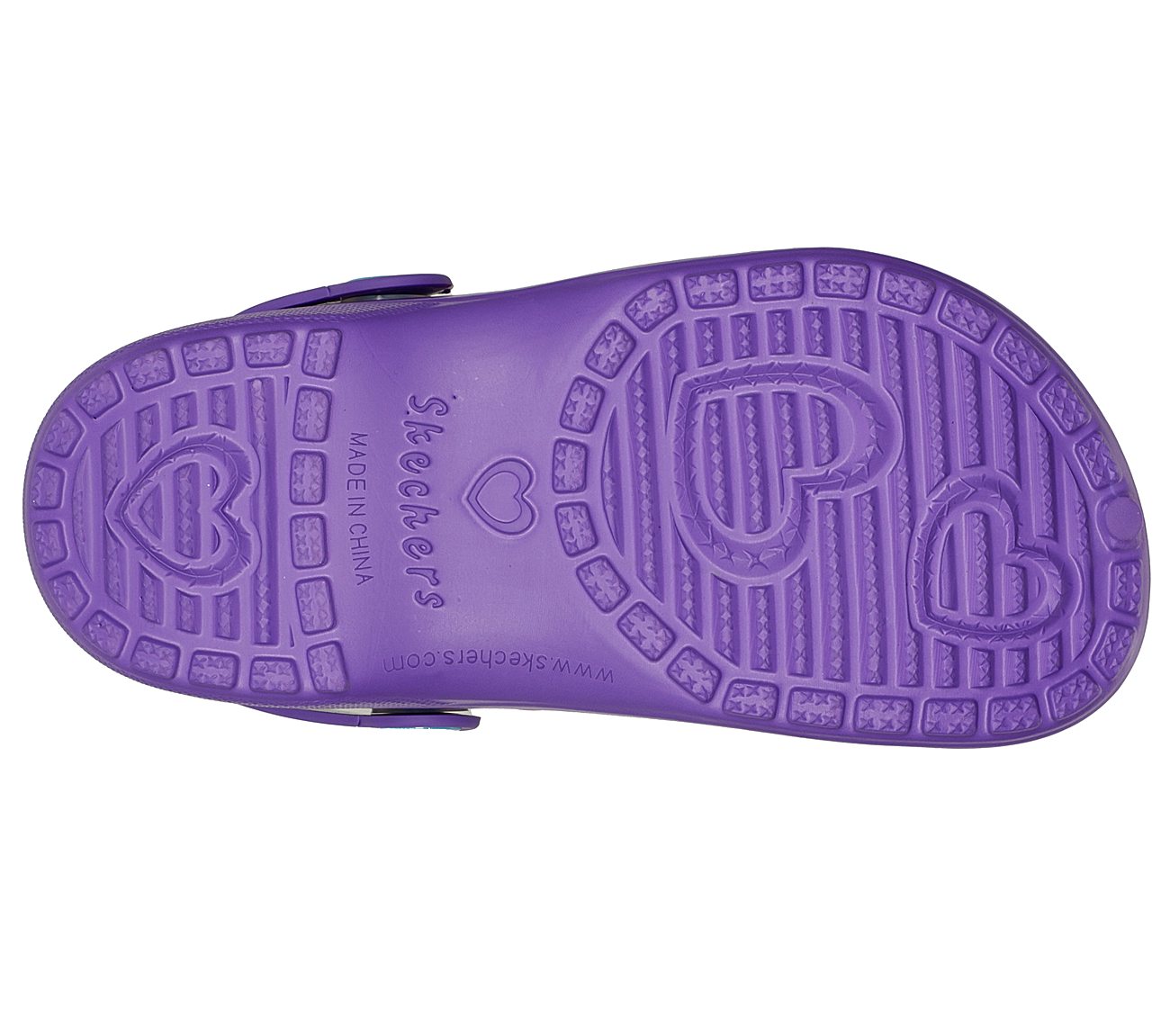 HEART CHARMER - SWEET SPLASH, PURPLE MULTI Footwear Bottom View