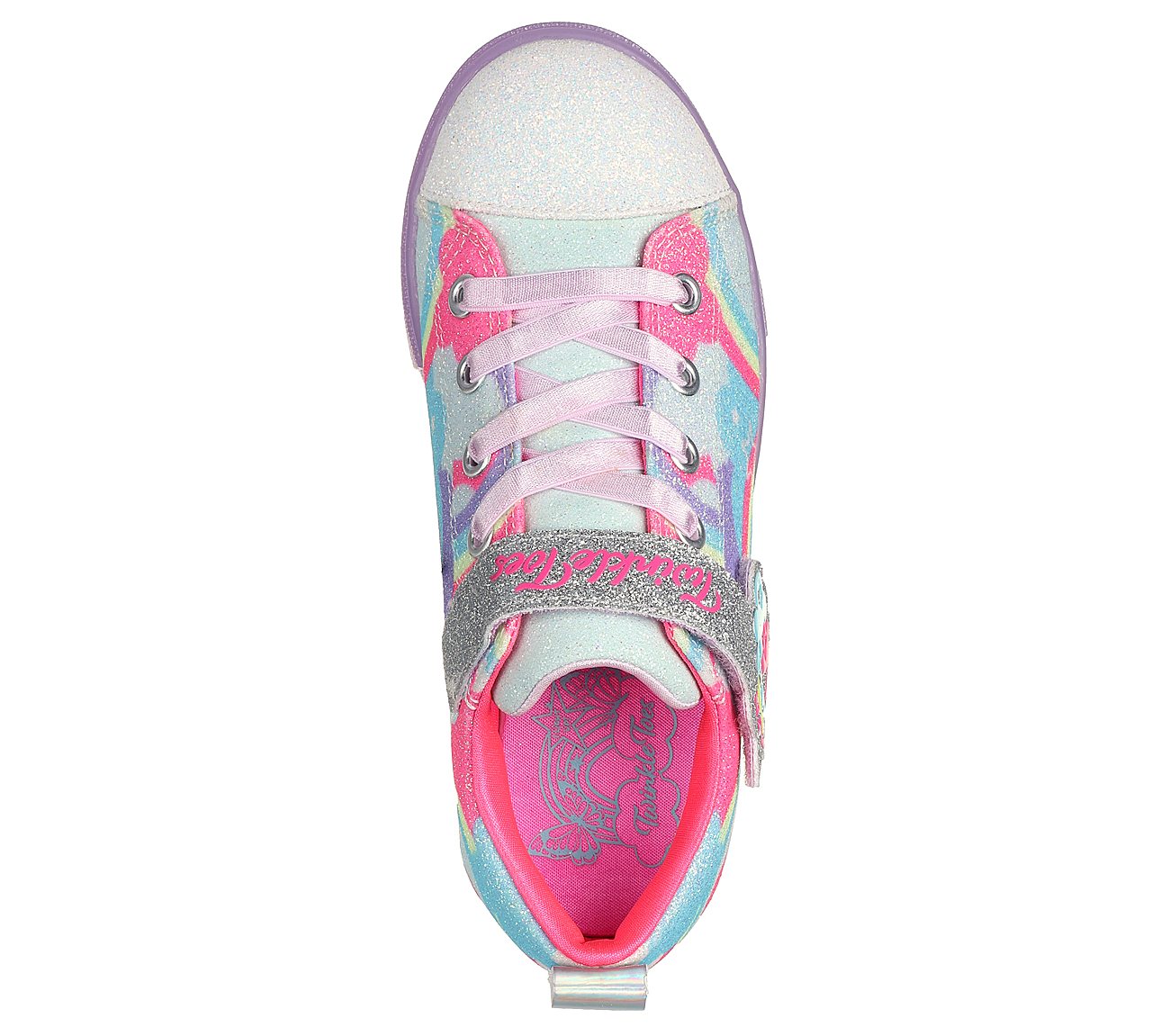 TWINKLE TOES: TWINKLE SPARKS ICE 2.0 - SHIMMERING, MULTI Footwear Top View