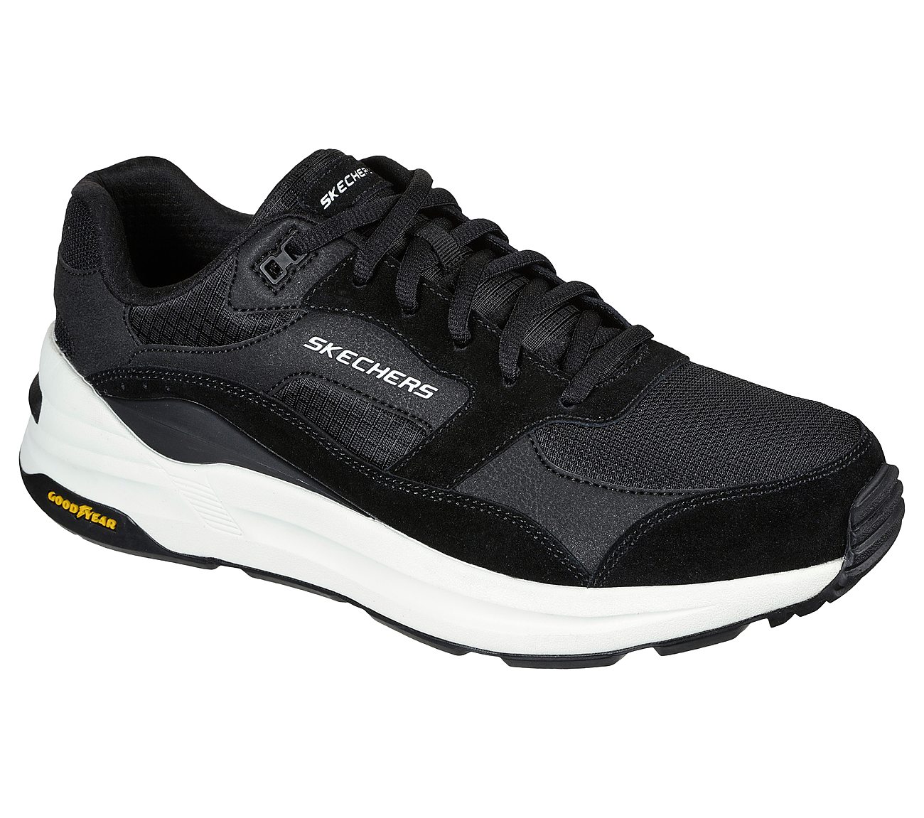 GLOBAL JOGGER, BLACK/WHITE Footwear Lateral View