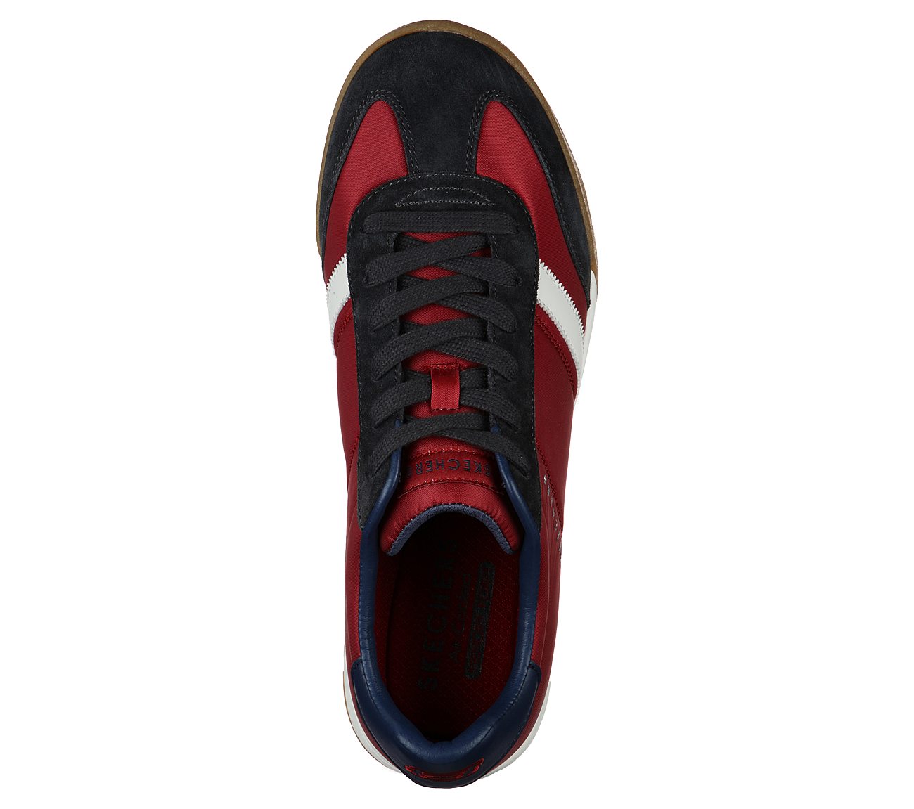 ZINGER, RED/BLACK Footwear Top View