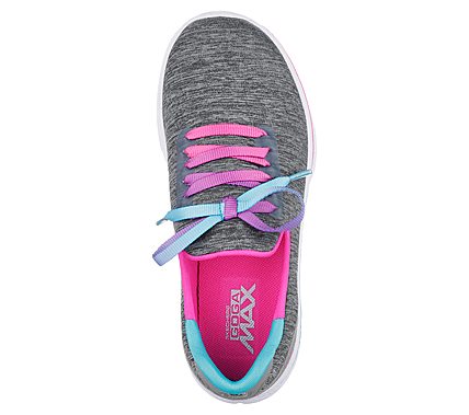 GO WALK 4-ALL DAY COMFORT, GREY/MULTI Footwear Top View