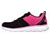 GO RUN 400, BLACK/HOT PINK Footwear Left View