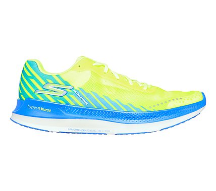 GO RUN RAZOR EXCESS, YELLOW/BLUE Footwear Right View