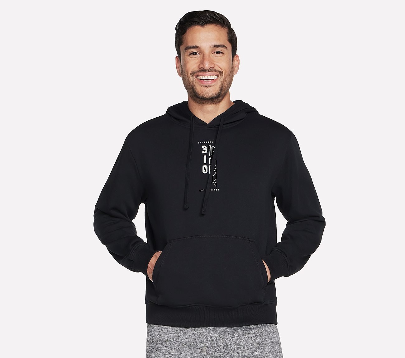 SKECH SWEATS SKX TOPO HOODIE, BBBBLACK Apparels Lateral View
