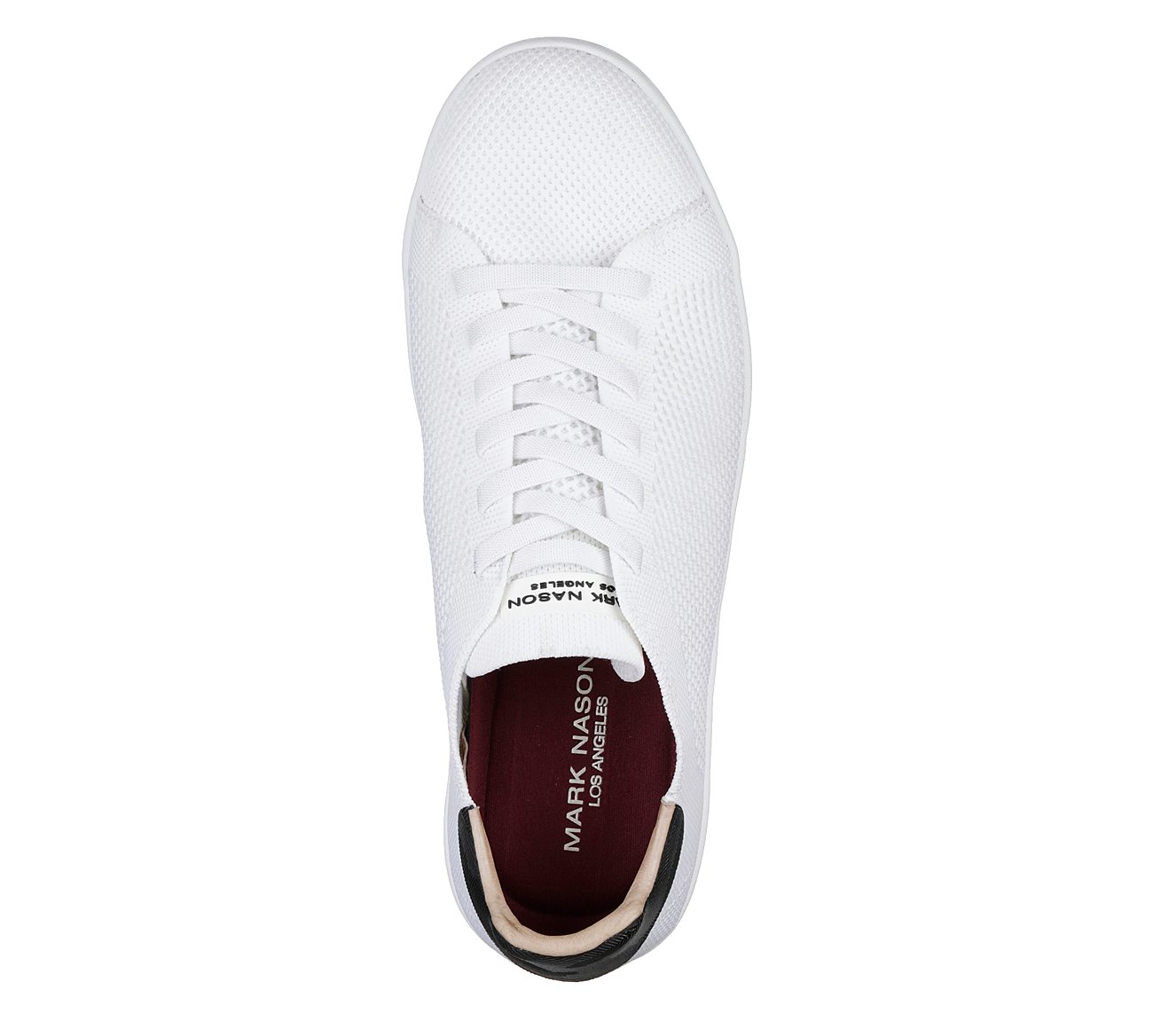 CLASSIC CUP - BRYSON, WHITE BLACK Footwear Top View