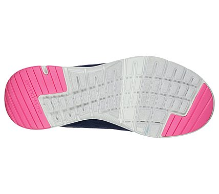 FLEX APPEAL 3.0 - MOVING FAST, NAVY/HOT PINK Footwear Bottom View