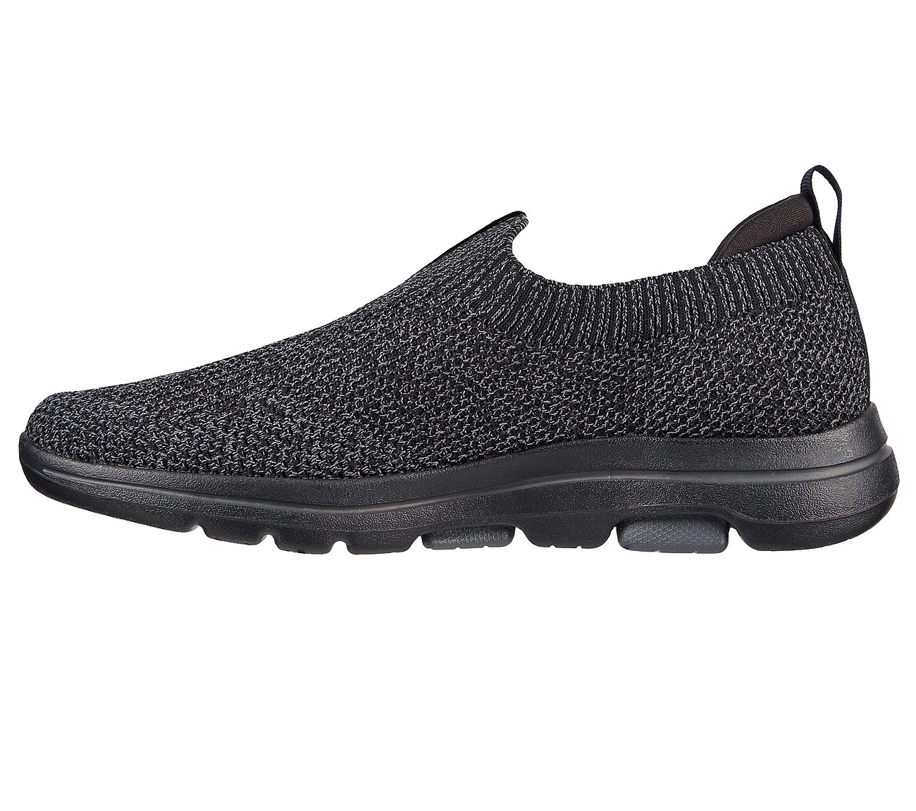 GO WALK 5 - TOWNWAY, BLACK/CHARCOAL Footwear Left View