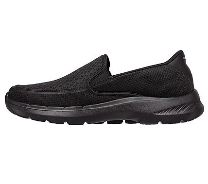 GO WALK 6 - ORVA, BBLACK Footwear Left View