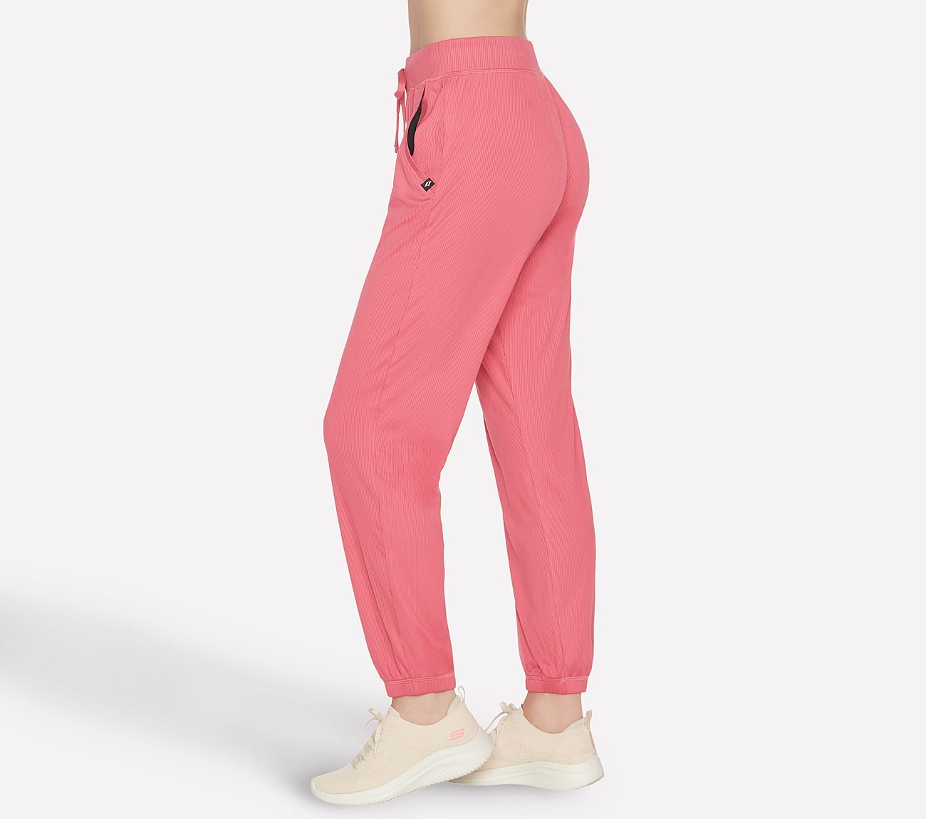 GODRI RESTORATIVE RIB JOGGER, RED/BLUE Apparels Bottom View