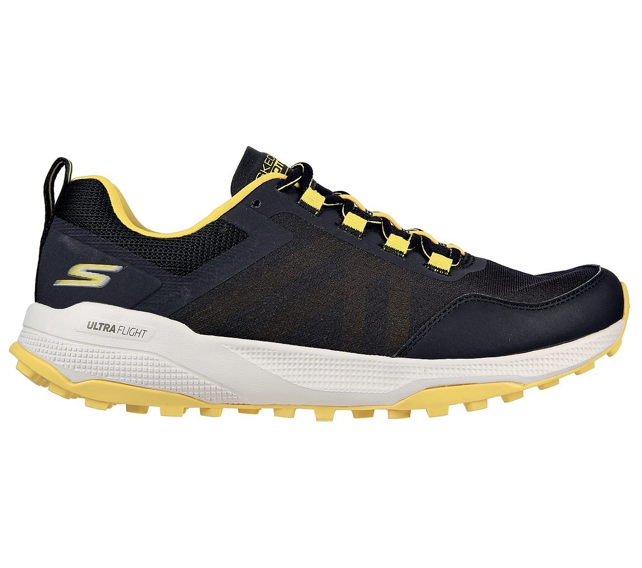 PURE TRAIL, BLACK/YELLOW Footwear Lateral View