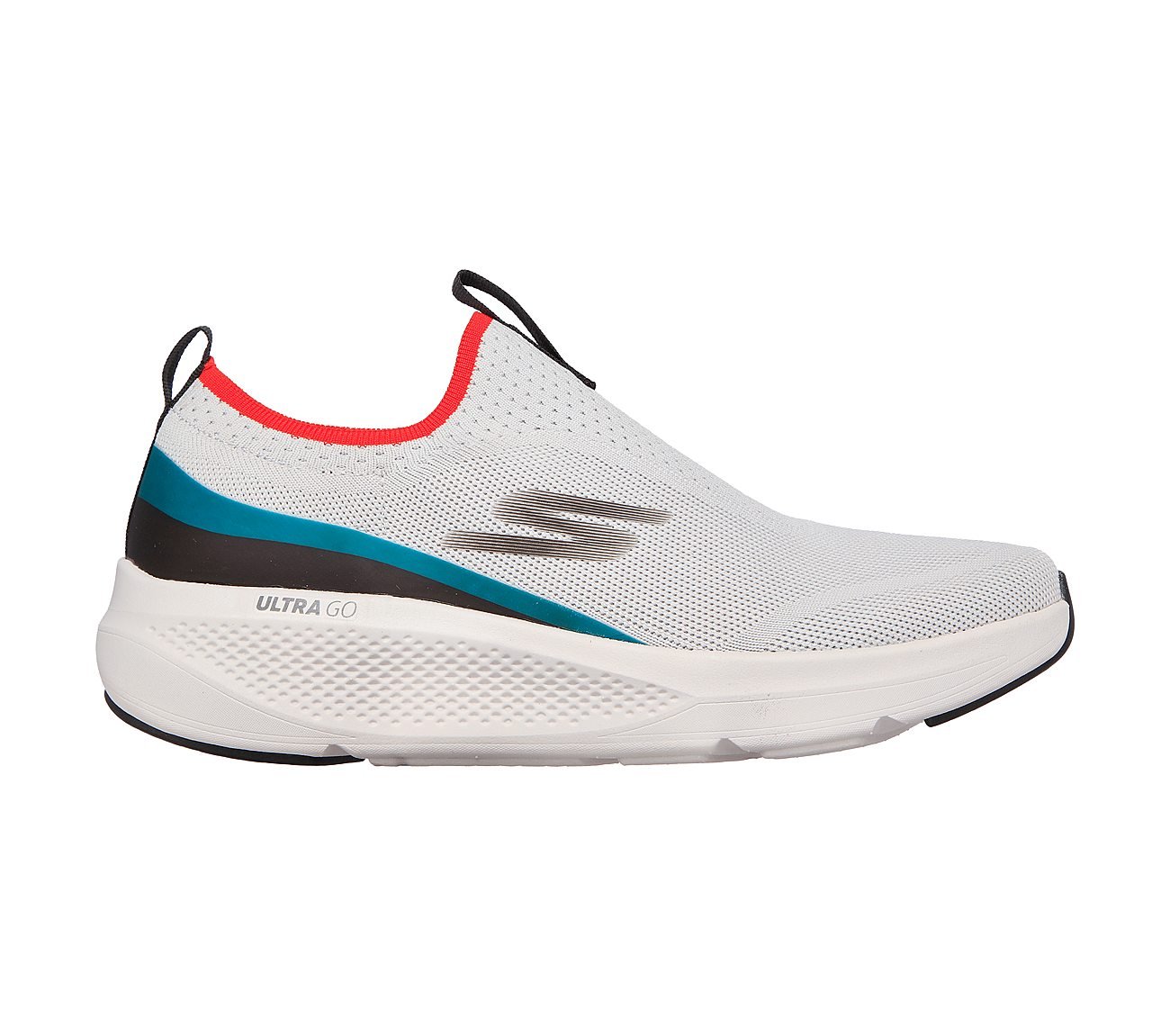 GO RUN ELEVATE - UPRAISE, GREY/ORANGE Footwear Right View