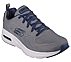 SKECH-AIR COURT, GREY/NAVY Footwear Right View