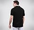 SKECHERS EVERYDAY POLO, BLACK/CHARCOAL/BLUE Apparels Right View