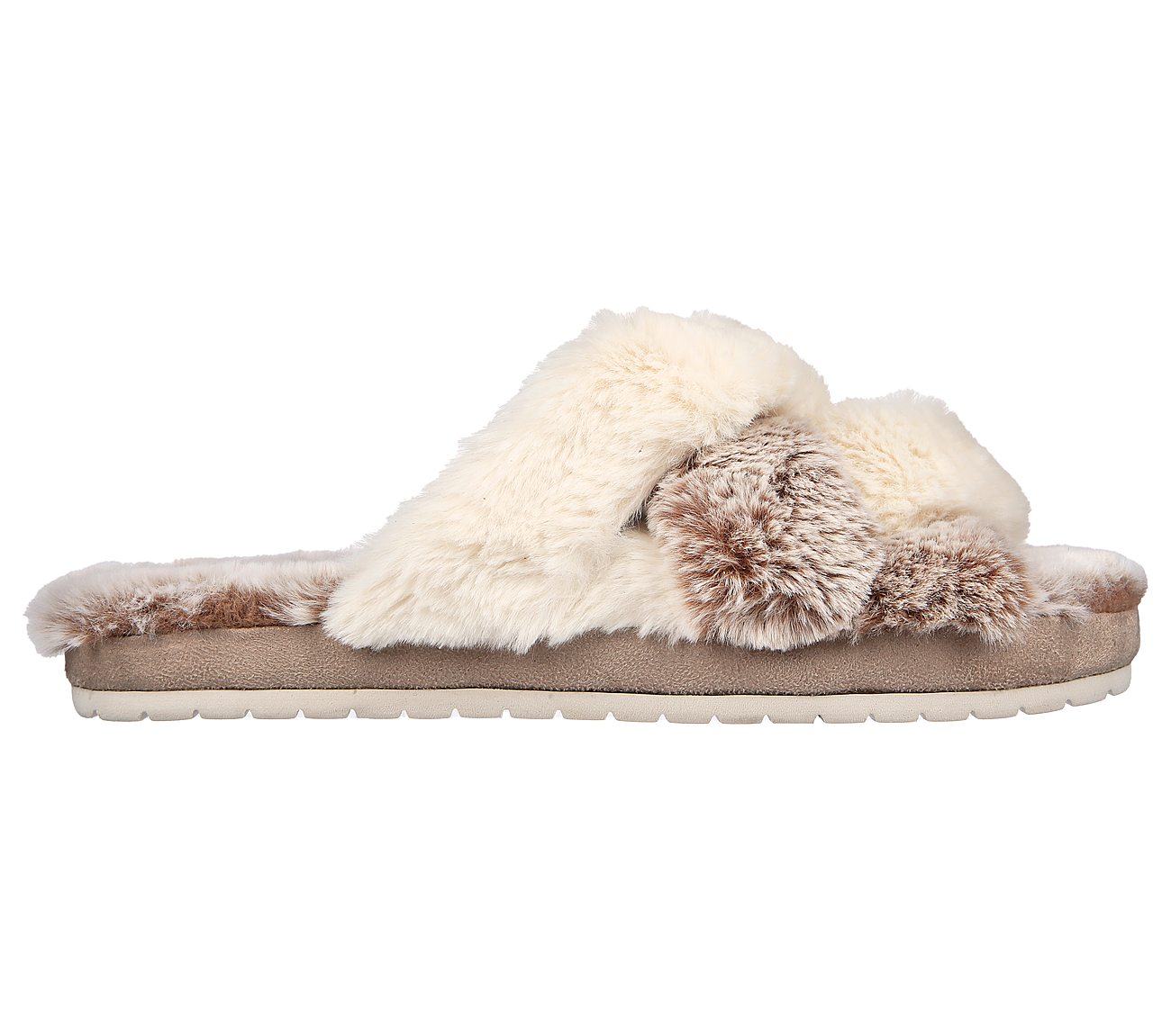 COZY SLIDE-LOVELY VIBES, TTAUPE Footwear Lateral View