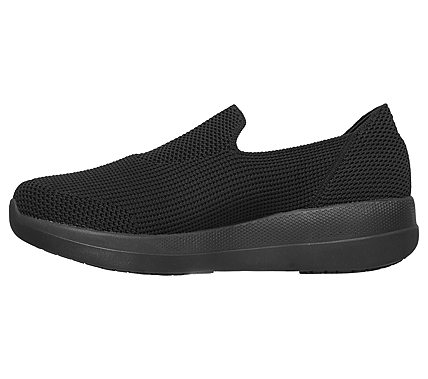 Skechers Black Go Walk Stability Mens Slip On Shoes - Style ID: 216141 ...