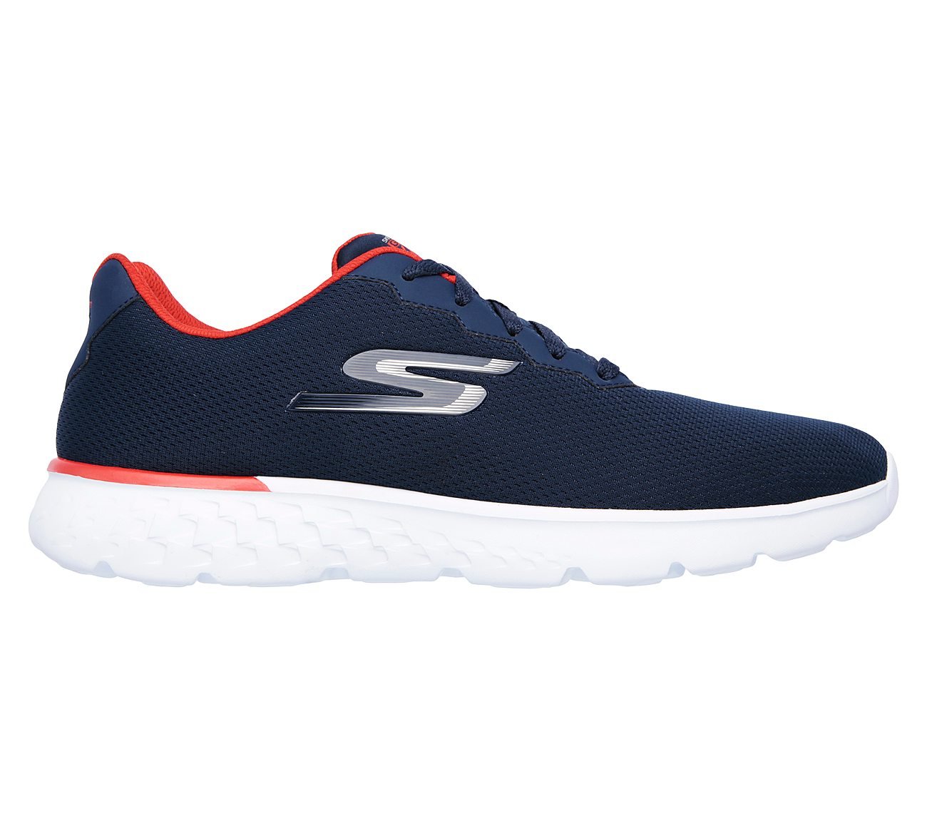 GO RUN 400, NAVY/RED Footwear Right View