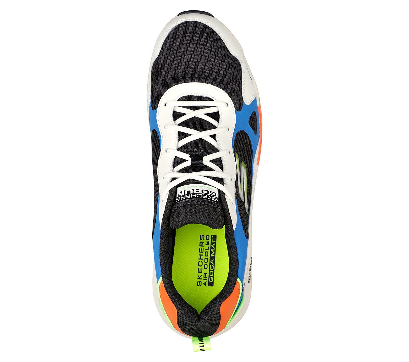 GO RUN ELEVATE - NANDAYUS, BLACK/MULTI Footwear Top View