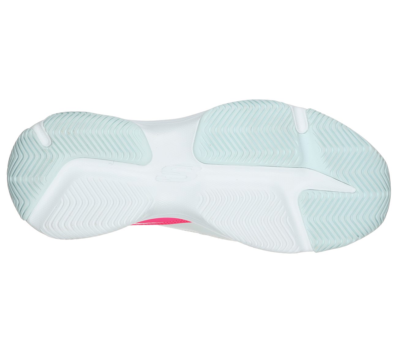 ENERGY RACER-SHE'S ICONIC, WHITE/BLUE/PINK Footwear Bottom View