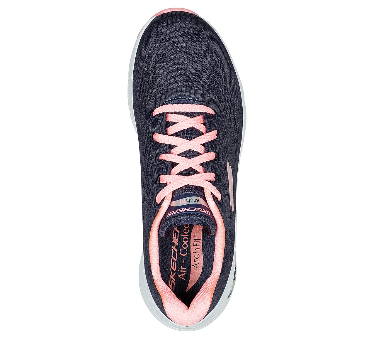 ARCH FIT - BIG APPEAL, NAVY/CORAL Footwear Top View