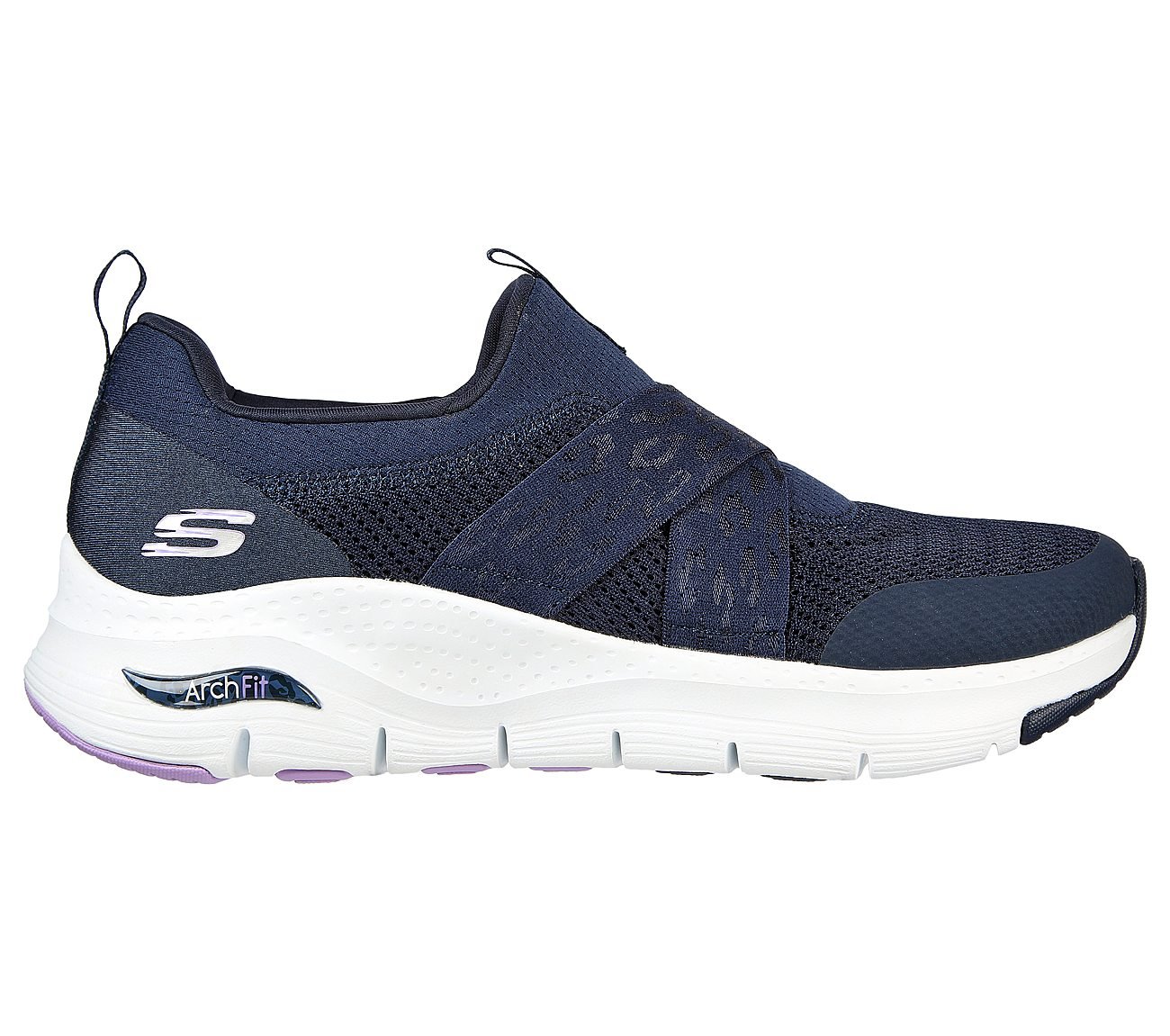 ARCH FIT-MODERN RHYTHM, NAVY/LAVENDER Footwear Right View