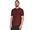 GODRI ALL DAY T-SHIRT, DDARK RED Apparels Left View