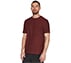 GODRI ALL DAY TEE, DDARK RED Apparels Left View