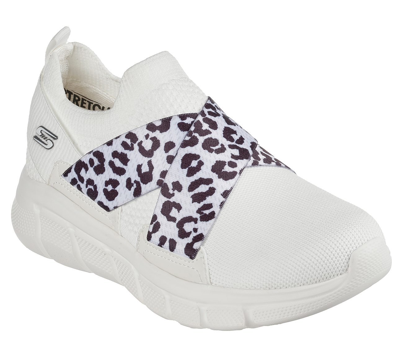 BOBS B FLEX - KITTY KICKSTART, OFF WHITE Footwear Right View