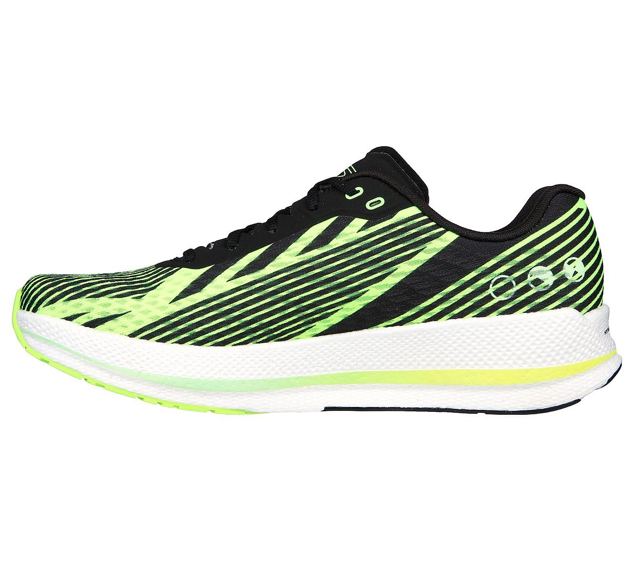 GO RUN RAZOR 4, LIME Footwear Left View