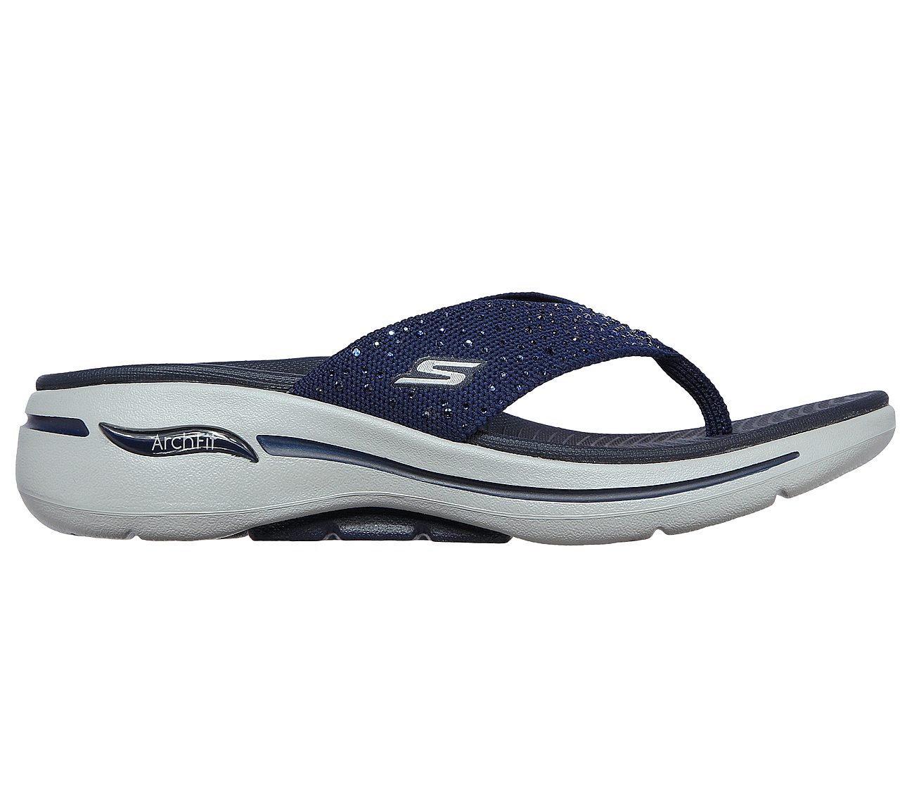 GO WALK ARCH FIT SANDAL - DAZ, NNNAVY Footwear Right View