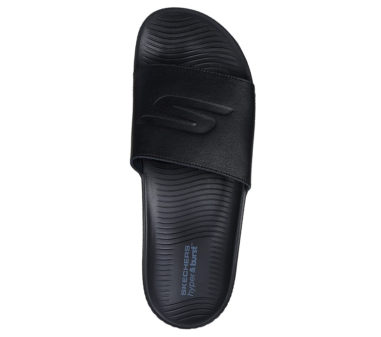 HYPER SLIDE, BBLACK Footwear Top View