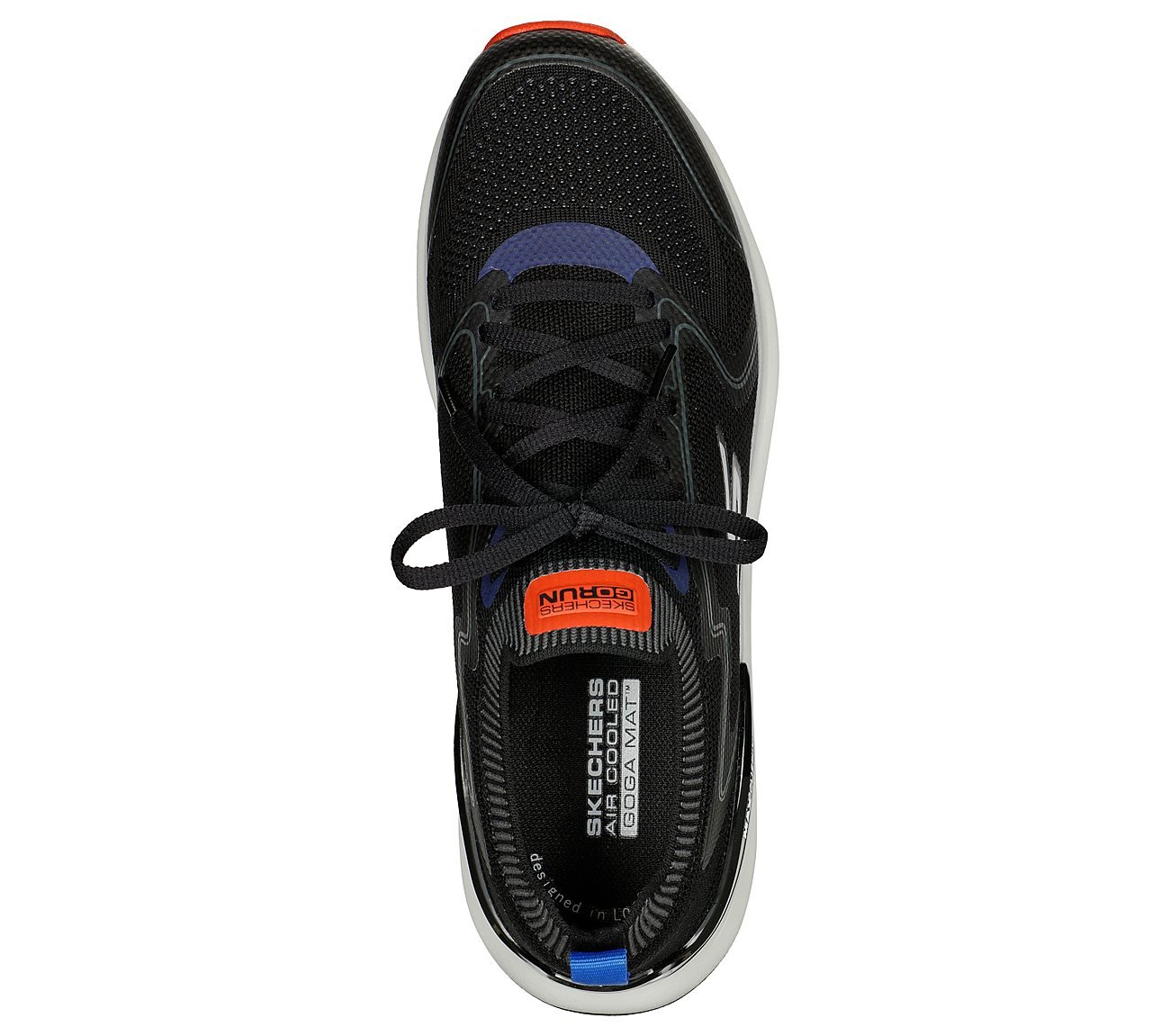 MAX CUSHIONING HYPER BURST, BLACK/MULTI Footwear Top View