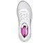 GO RUN ARCH FIT - SKYWAY, WHITE/PURPLE Footwear Top View