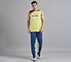 SHOULDER GRAFFITI PICKLEBALL TANK, MINT/YELLOW