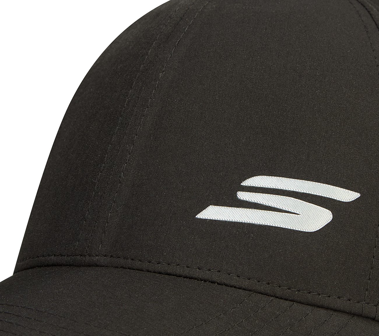 ELASTICATED PERFORMANCE BASEBALL HAT , BLACK