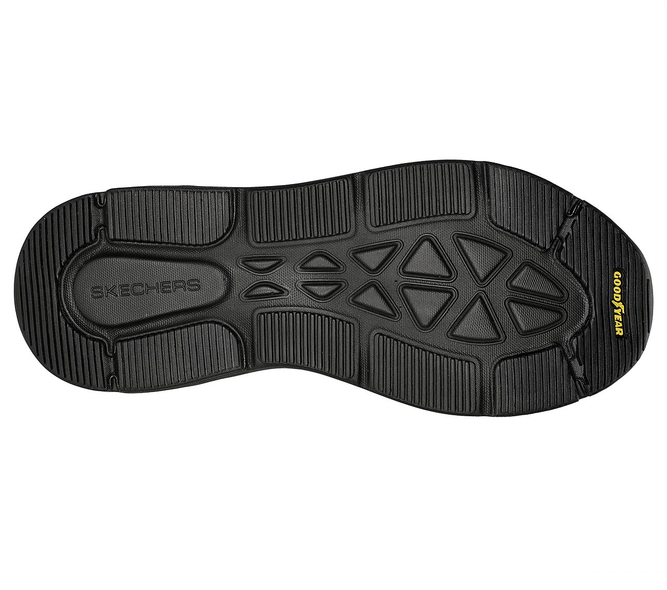 MAX CUSHIONING DELTA, BLACK Footwear Bottom View