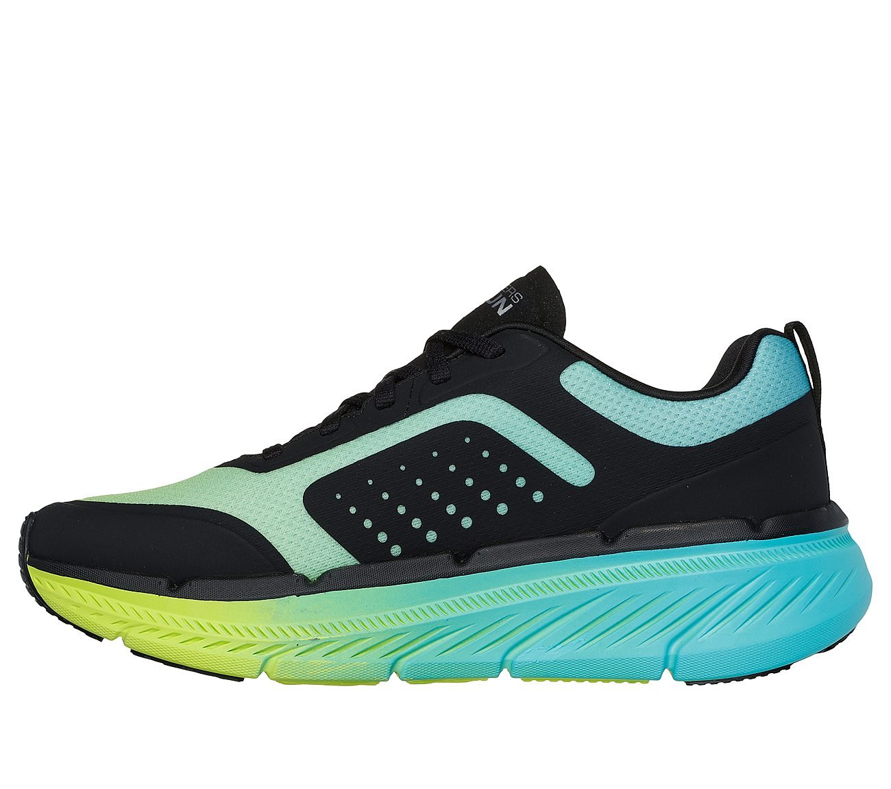 MAX CUSHIONING PREMIER 2, BLUE/LIME Footwear Left View