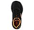 DYNA-AIR - QUICK PULSE, BLACK/ORANGE Footwear Top View