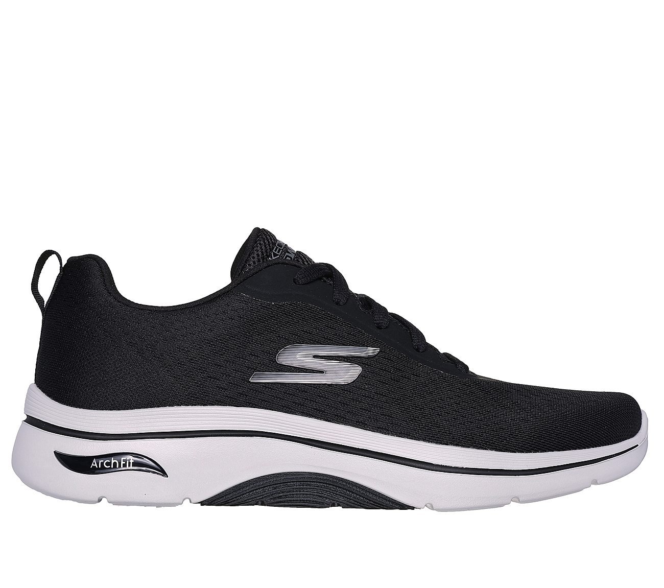 GO WALK ARCH FIT 2.0 - IDYLLI, BLACK/CHARCOAL Footwear Lateral View