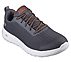 GO WALK MAX- EFFORT, CHARCOAL/ORANGE Footwear Right View