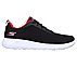 GO WALK MAX, BLACK/RED Footwear Right View
