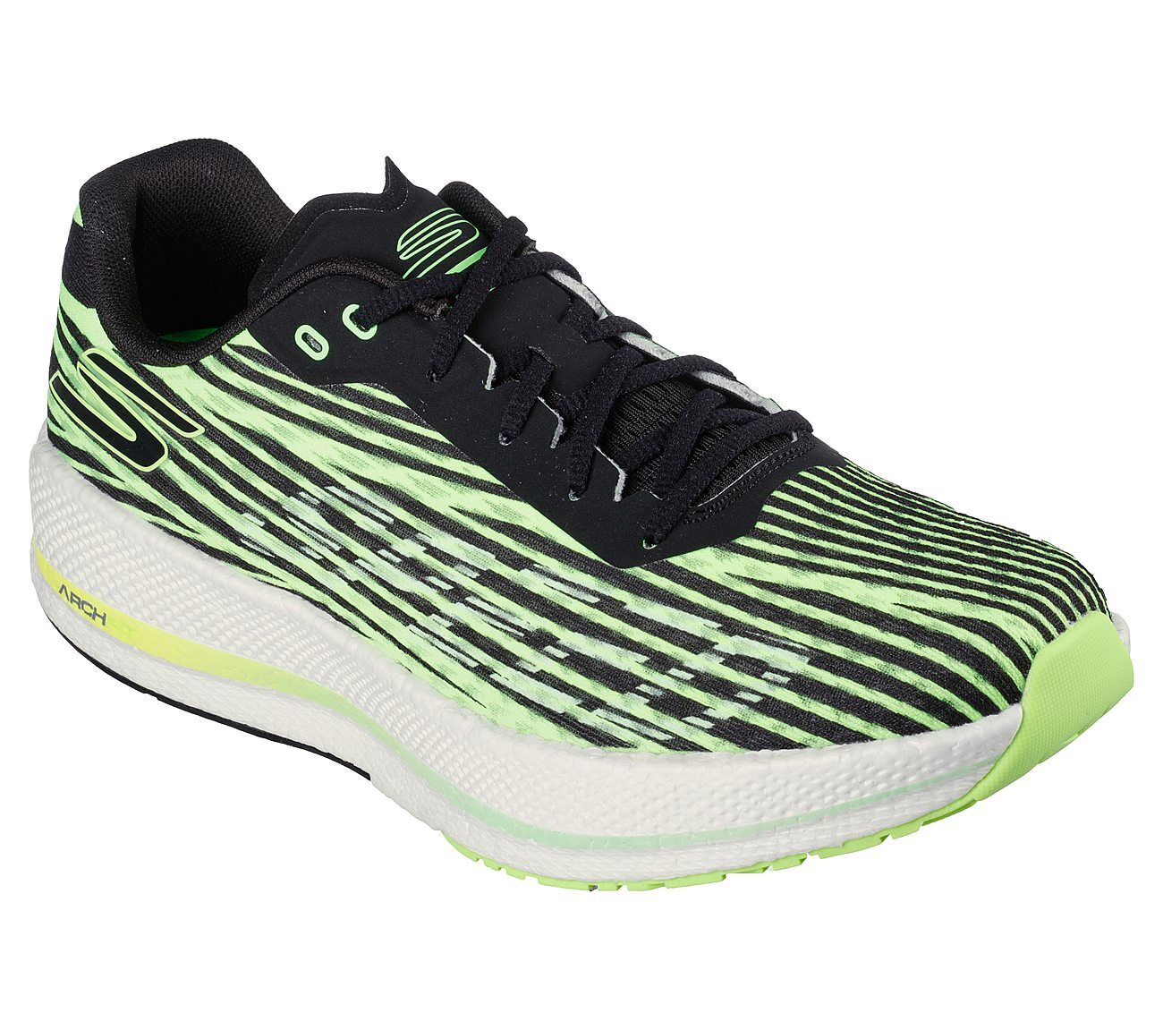 GO RUN RAZOR 4, LIME Footwear Right View