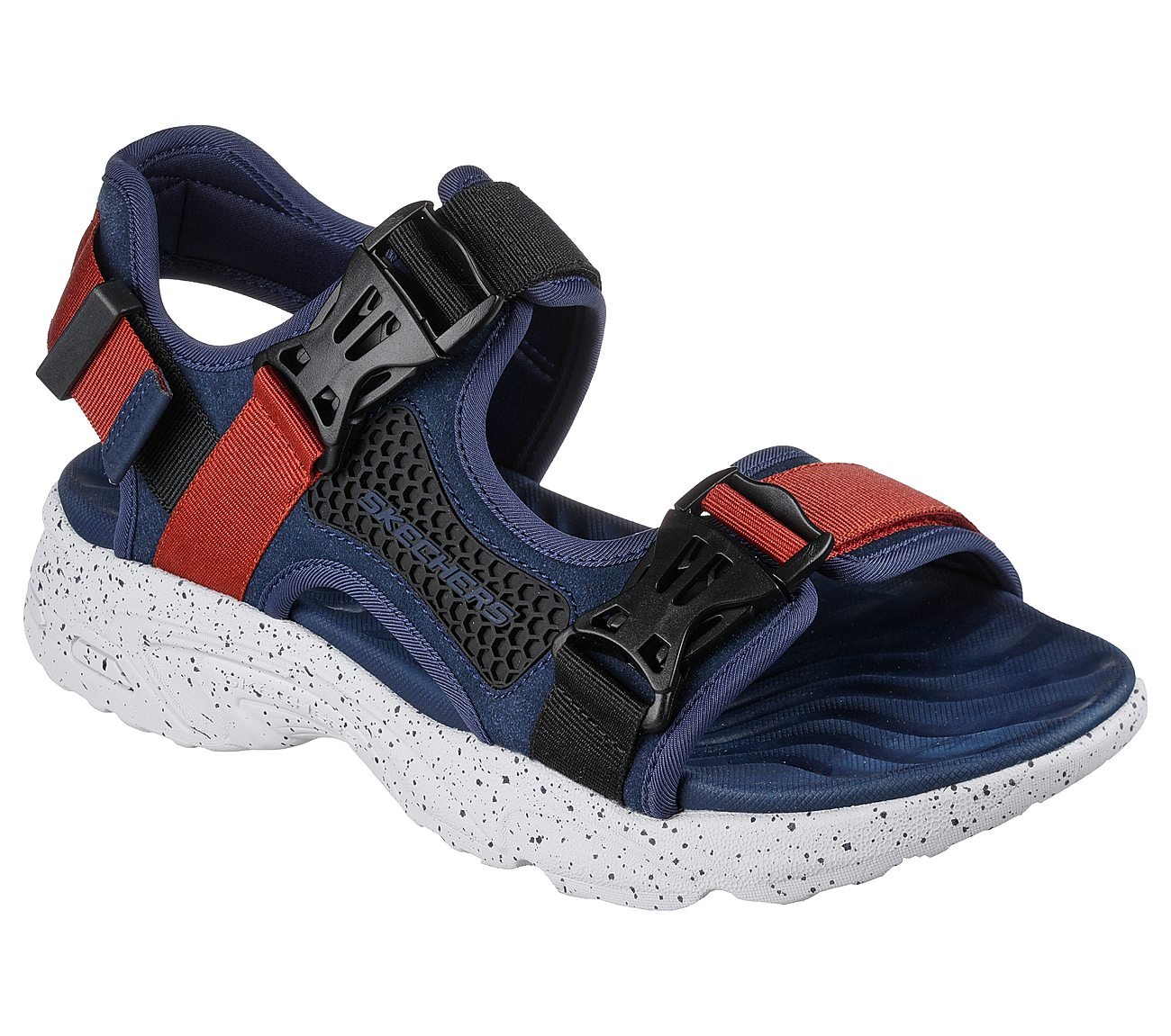 STAMINA SANDAL-STREAMER, NAVY/MULTI Footwear Right View