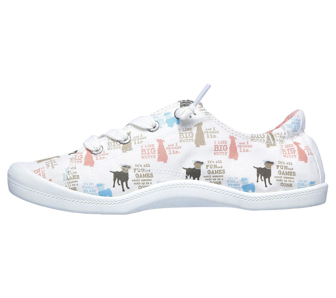 BEACH BINGO - PAWSITIVITY, WHITE/MULTI Footwear Left View