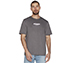 ACTION T-SHIRT, BLACK/CHARCOAL Apparels Lateral View