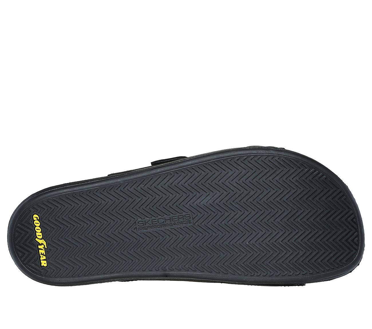 ARCH FIT PRO SANDAL, BLACK Footwear Bottom View