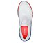 GO RUN GLIDE-STEP FLEX - ZULA, WHITE/MULTI Footwear Top View