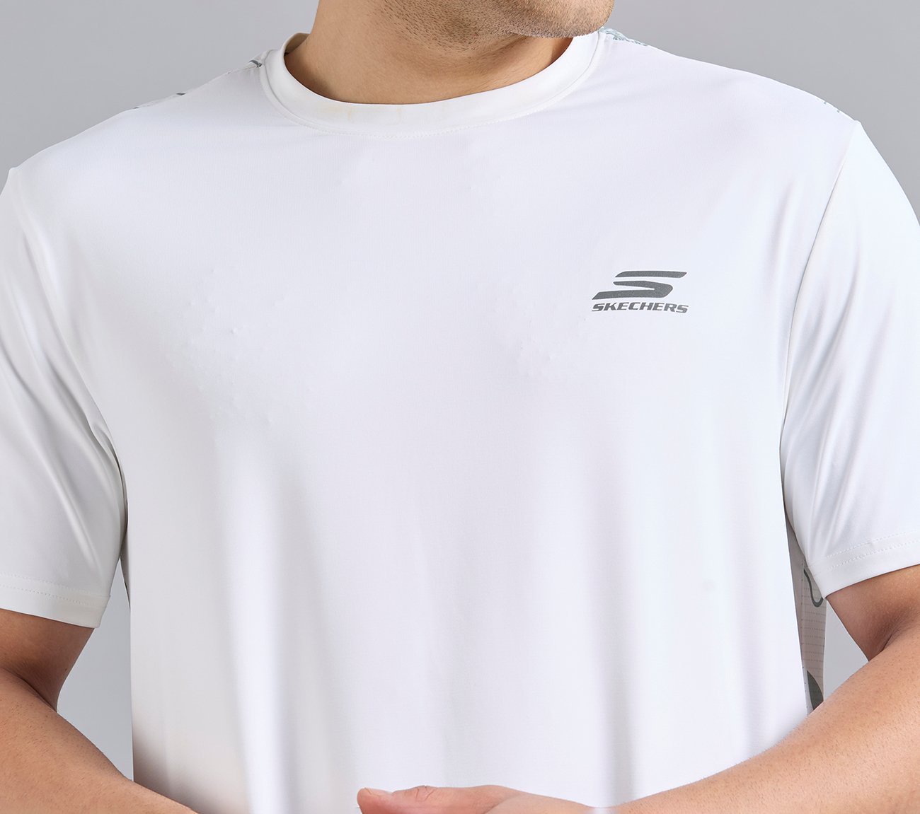 OVERBRANDING PICKLEBALL TEE, WHITE Apparels Right View