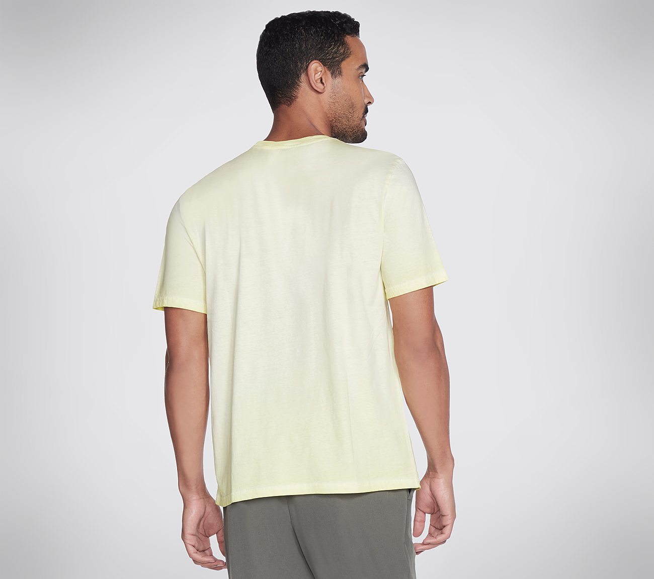 BREAKERS CREW TEE, LIME Apparel Top View