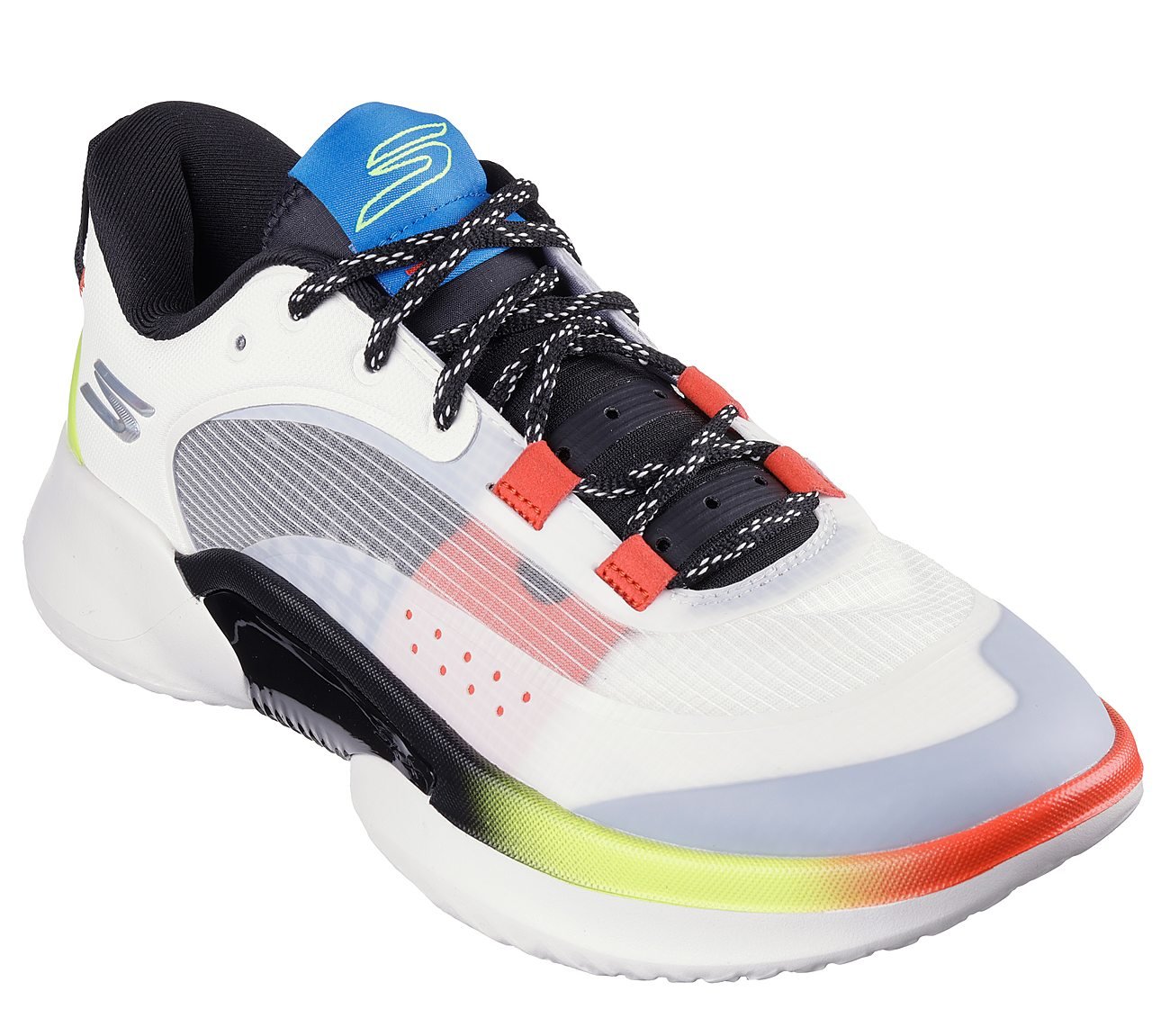 SKX RESAGRIP- Basketball, WHITE/BLACK/RED Footwear Right View